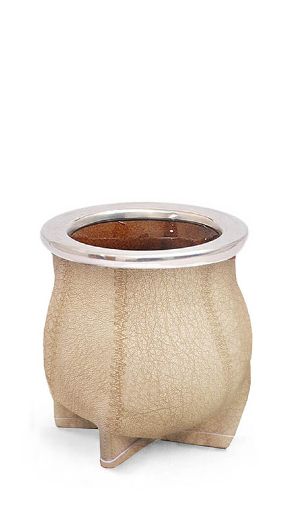MATE DE CERÁMICA CHICO DELTA PATCH BEIGE