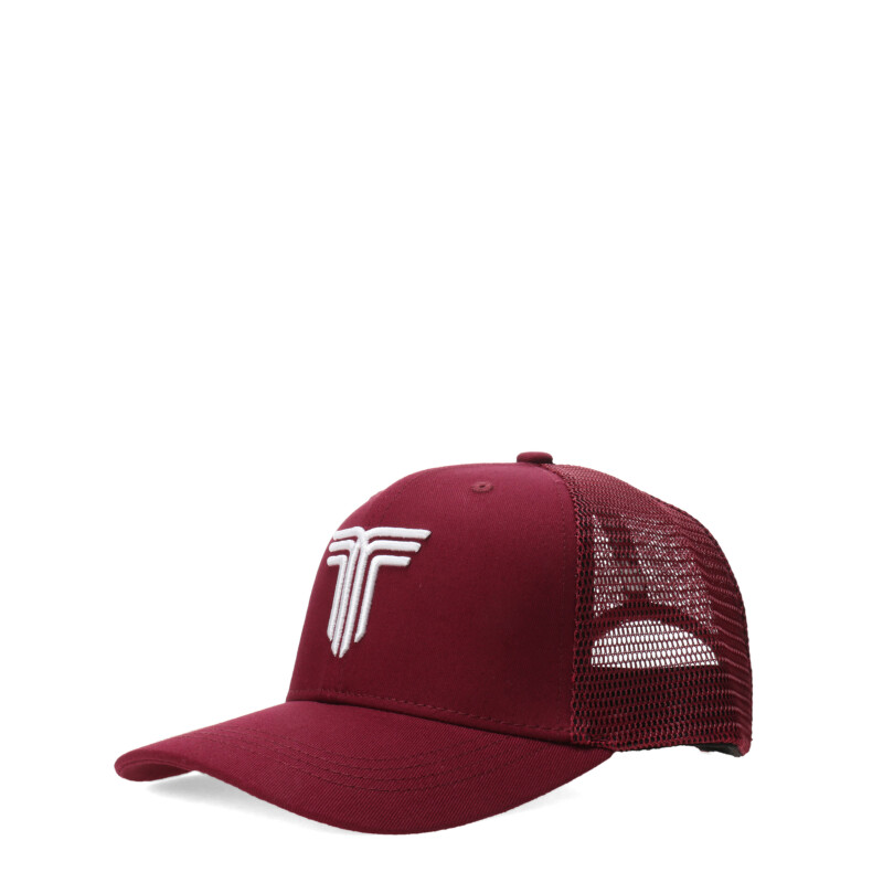 Gorro Tiffosi Bordada Bordó - Blanco