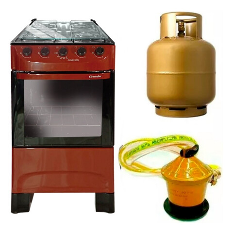 Cocina 4h Supergas + Garrafa Sin Carga Válvula Cocina 4h Supergas + Garrafa Sin Carga Válvula