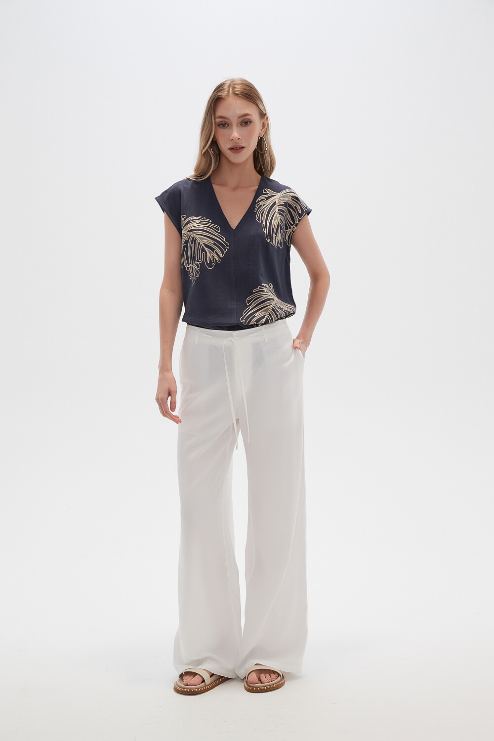 Pantalon Annelia Marfil / Off White