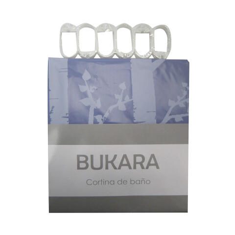 Cortina Baño Bukara con Argollas 180 x 180 cm 1320-1