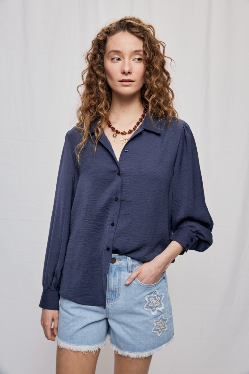 CAMISA MATT Azul Marino