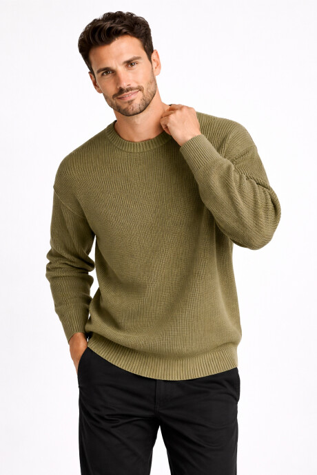 Sweater Aelvar Verde Oscuro
