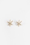 PREVENTA Caravanas clip estrellas dorado