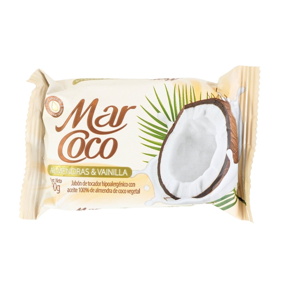 JABON DE TOCADOR MAR 90GR ALMENDRAS Y VAINILLA 