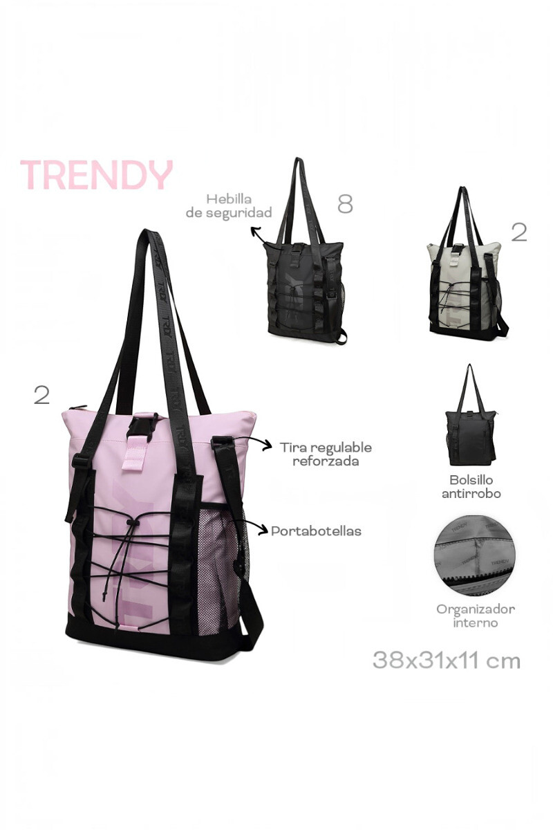 Cartera Trendy Negro