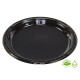 Plato Biodegradable 23cm x10Un Negro