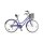 Bicicleta de paseo Baccio Ipanema Lady 6V Vintage rodado 26 con canasto y 6 cambios Violeta