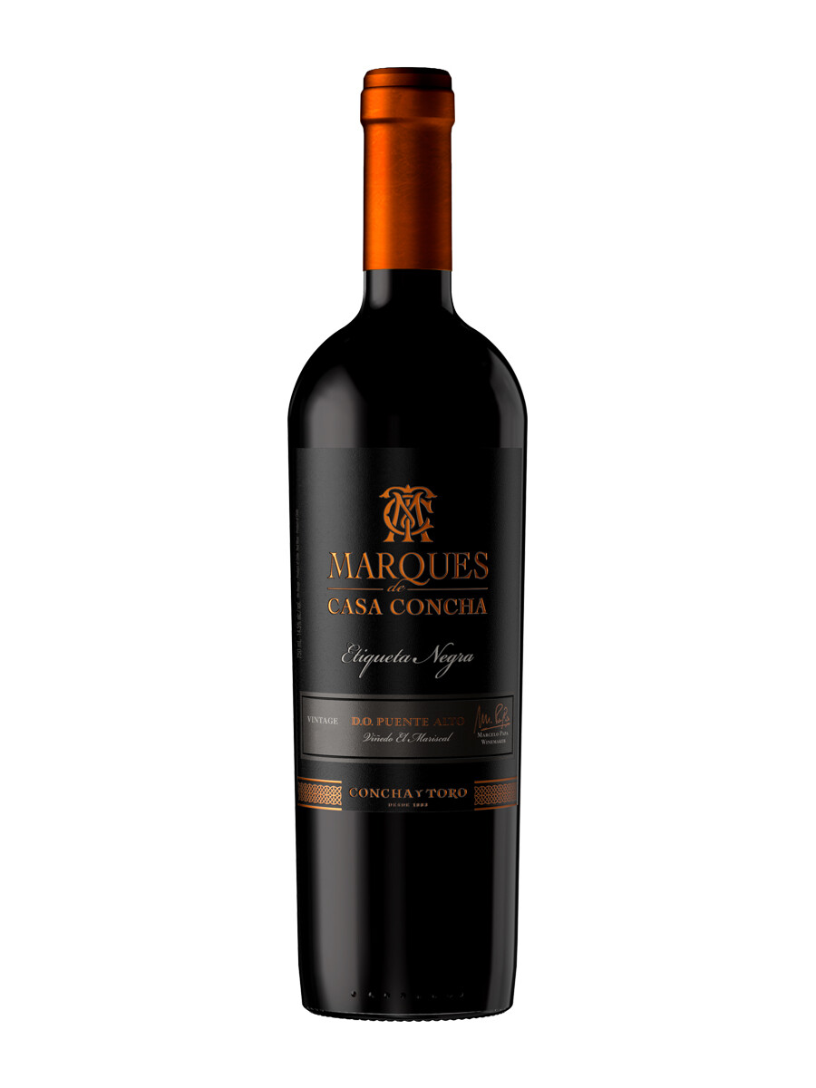 Vino Marques de Casa Concha Etiqueta Negra 750 ml Vino Marques de Casa Concha Etiqueta Negra 750 ml