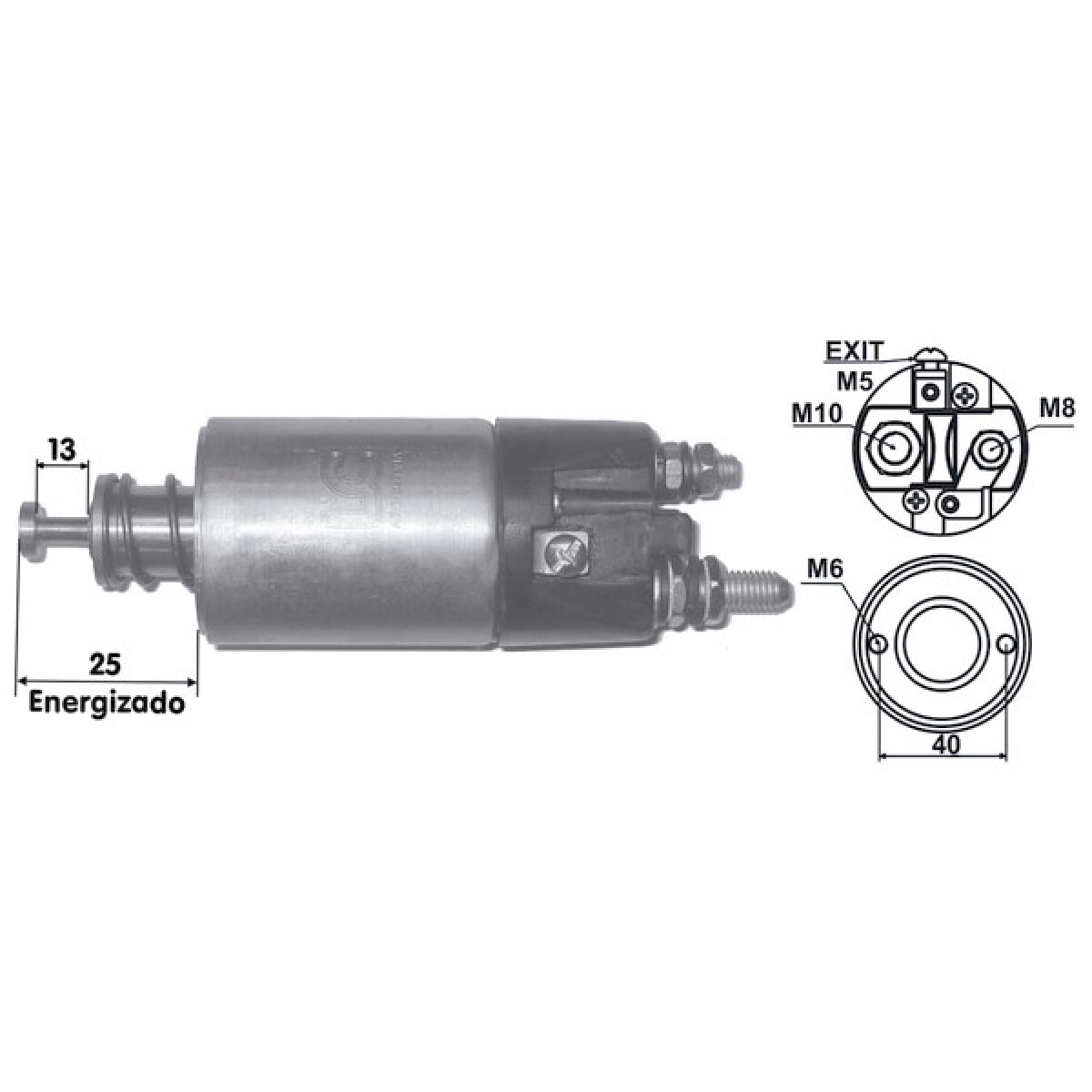 AUTOMATICO DE ARRANQUE - MAQUINARIA ASIATICA 24V LC 