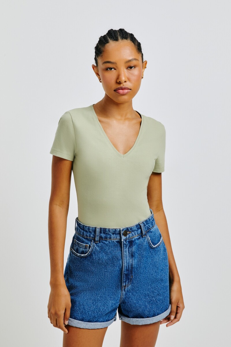 BLUSA MM FEM - VERDE MEDIO 