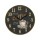 Reloj Analógico de Pared en MDF con Estampado Selecta 29cm COFFEE