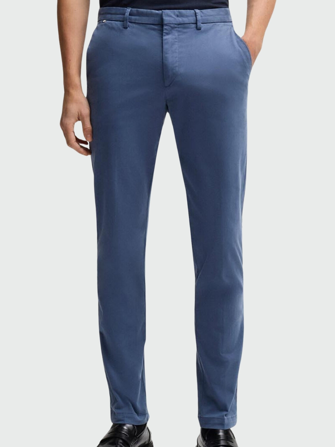 BOSS Chinos Slim-Fit en Gabardina de Algodón Elástico 475