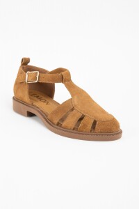 Cangrejera Gamuza Camel