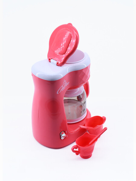 CAFETERA A BATERIA FUCSIA