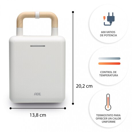 Waflera Sandwichera Blanca ADE Waflera Sandwichera Blanca ADE