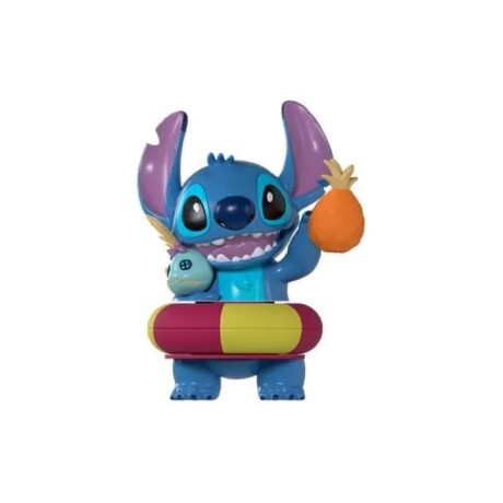 Pack X3 Figuras Antiestrés FDST902 3B Llavero Stitch 9cm CELESTE