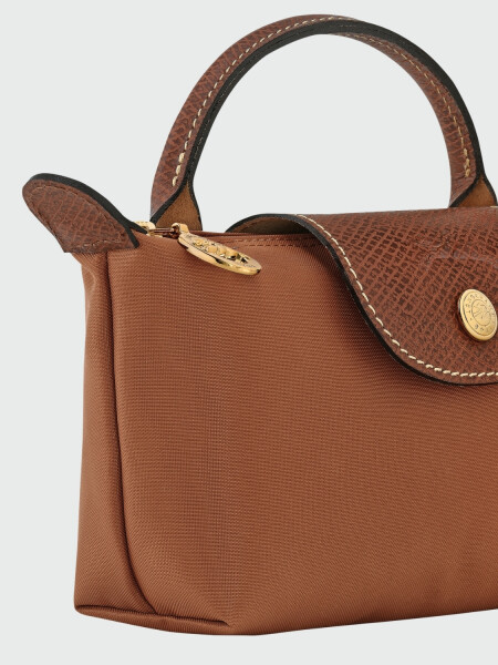 LONGCHAMP - Le Pliage Original Pouch Marrón