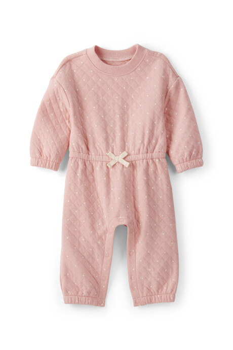 Monito de algodón, capitoneado, diseño a lunares Sin color