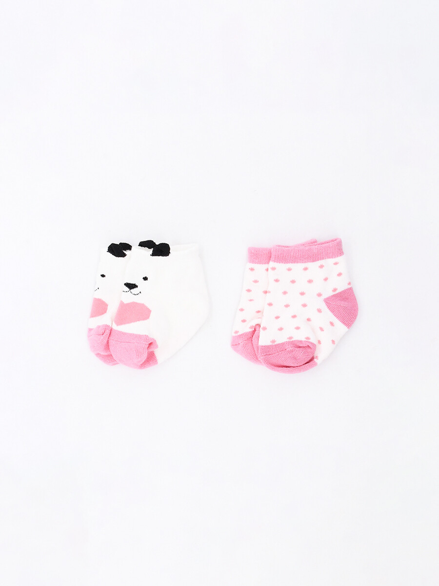 MEDIAS DE BEBE PACK X2 - ESTAMPADO 1 