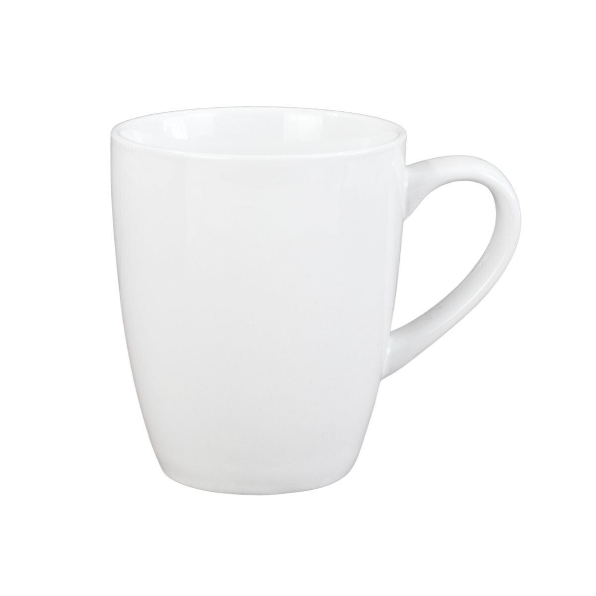 Taza de ceramica blanca 