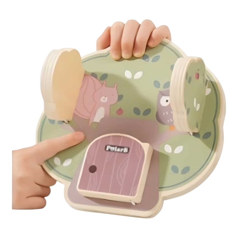 Juego madera Polar B Árbol búho Juego madera Polar B Árbol búho