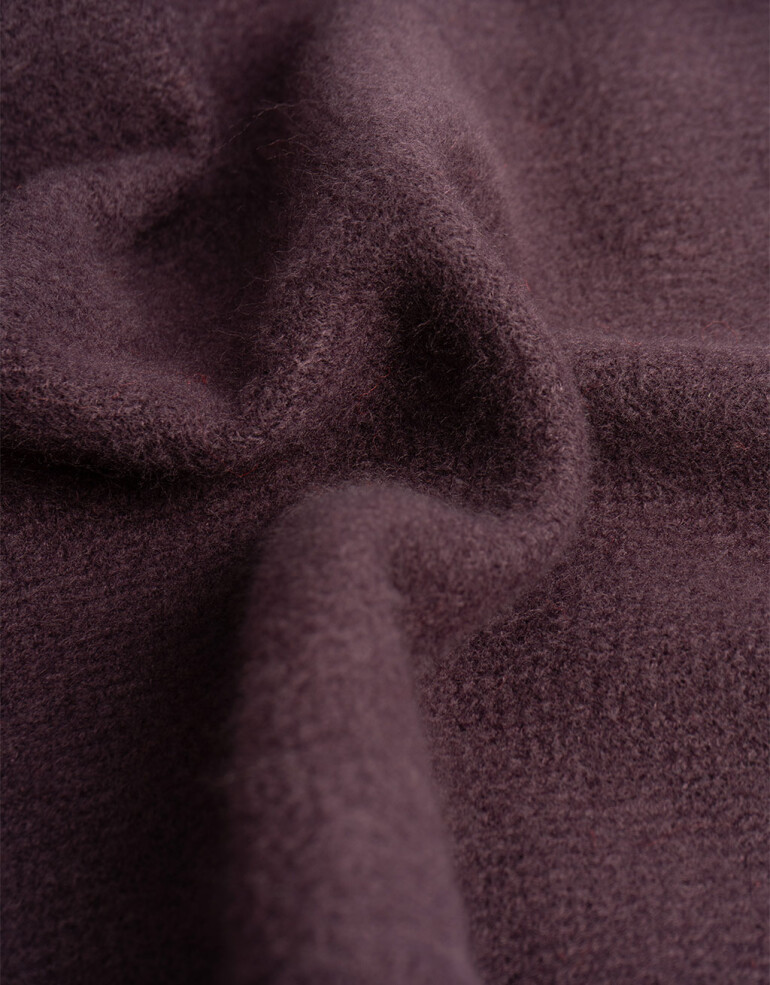 Bufandas Bufanda Con Flecos Violeta - Violeta Medio