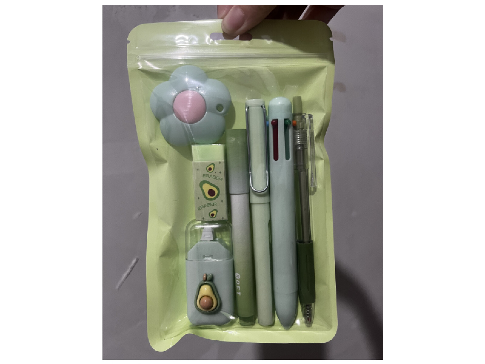 JUEGO DE PAPELERÍA DE 7 PIEZAS DE PALTA 