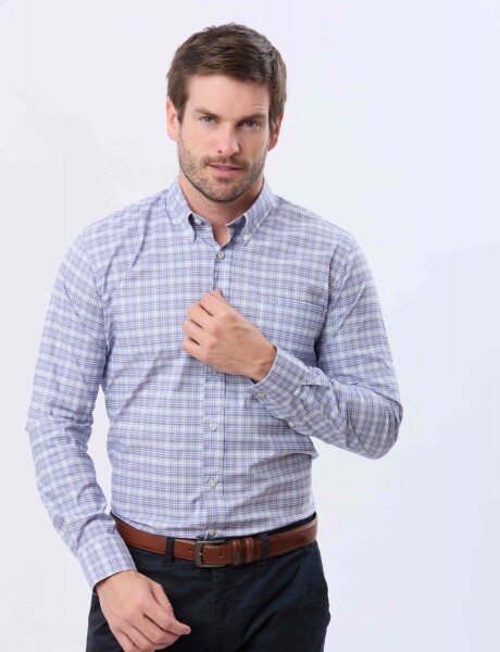 CAMISA SPORT A CUADROS Unico