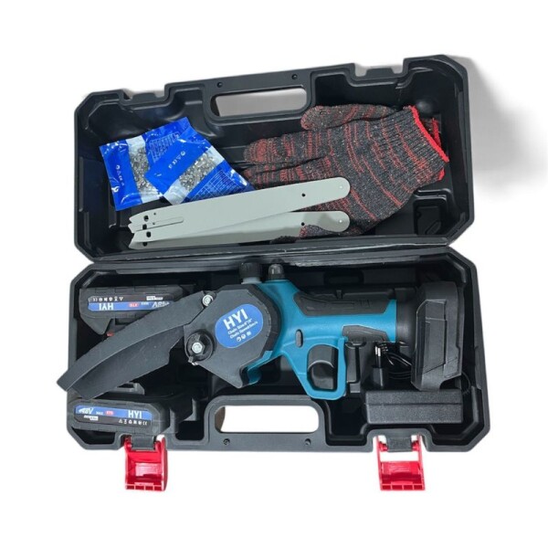 MINI MOTOSIERRA CON 2 BATERIAS 18 V - KENENG MINI MOTOSIERRA CON 2 BATERIAS 18 V - KENENG