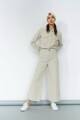 Pantalon de pana wide leg Cindy beige