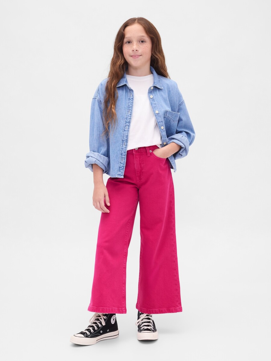 Jean High Stride Niña - Bright Fuchsia 