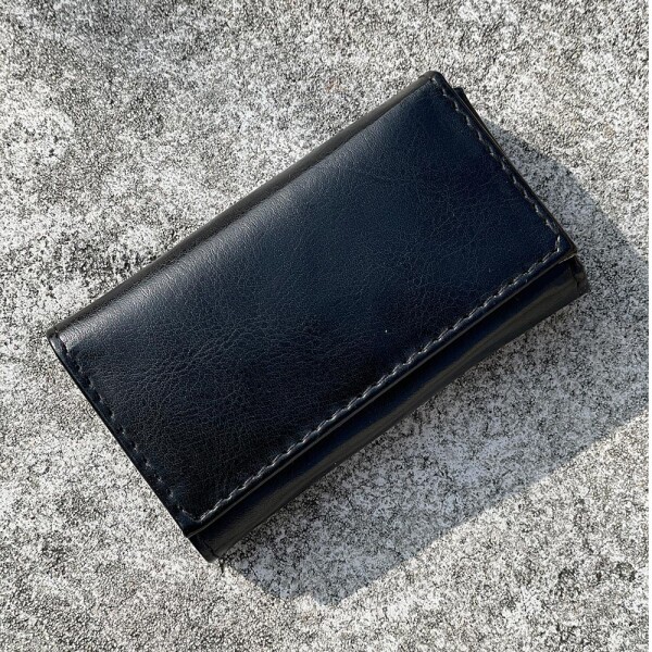 Porta llaves simil cuero Negro