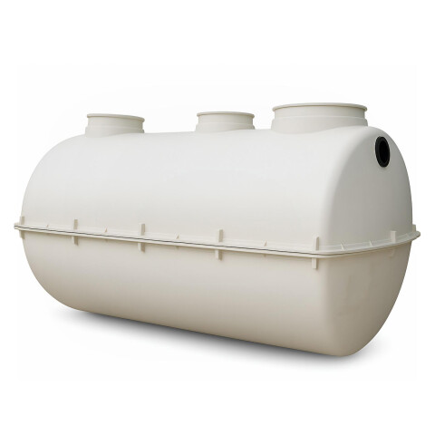 Tanque Fosa Pozo Cámara Séptica Impermeable 2500L 2.50x1 Mts Color Blanco