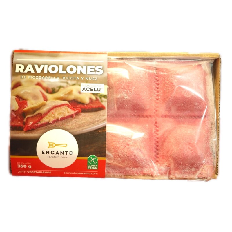 Raviolones masa remolacha muzza/ricotta/nuez Encanto - 350gr Raviolones masa remolacha muzza/ricotta/nuez Encanto - 350gr