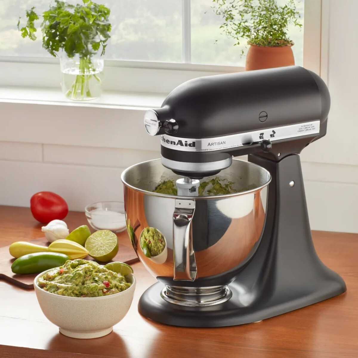Batidora Planetaria Artisan 4,8 Litros Negro Mate KitchenAid 