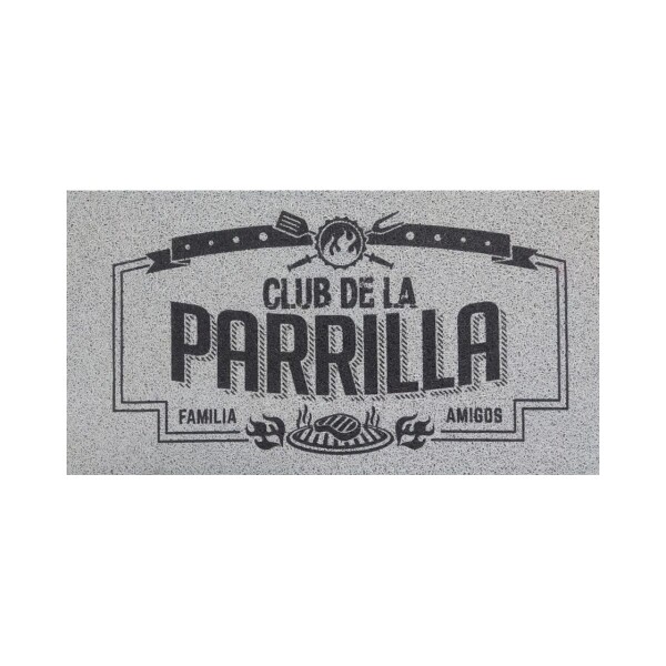 FELPUDO VINIL SP CLUD DE LA PARRILLA 40X75CM KAPAZI Felpudo Vinil Sp Clud De La Parrilla 40x75cm Kapazi