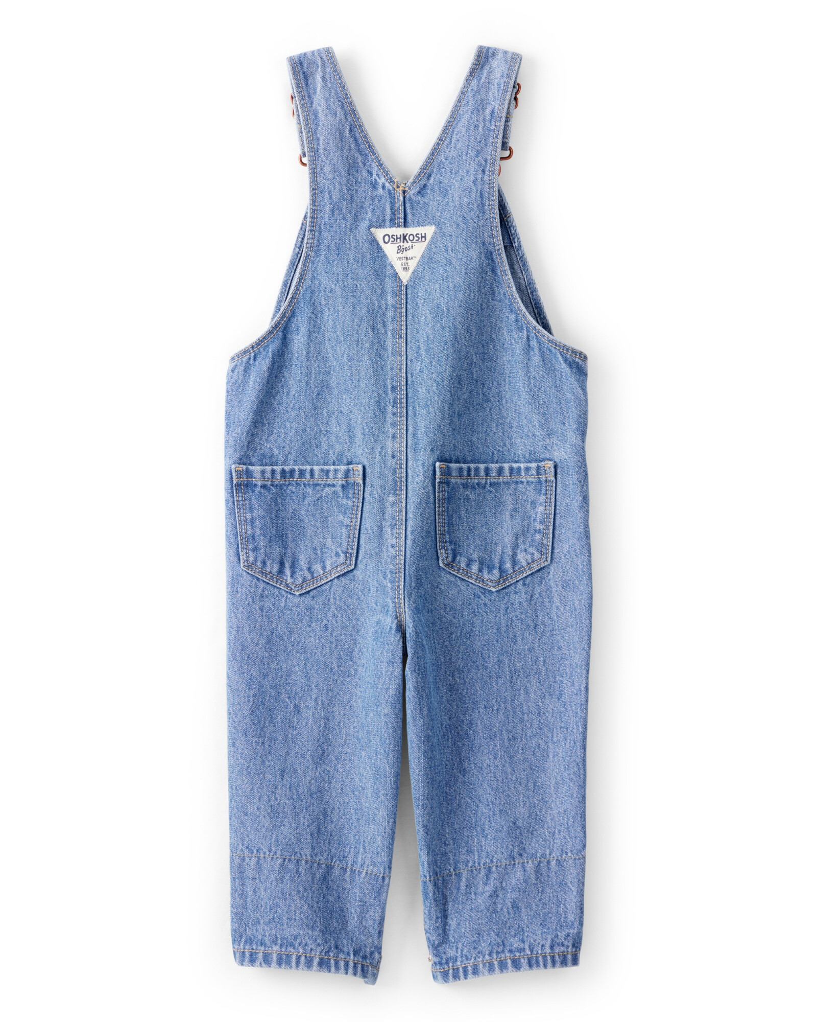 Enterito jean con parches florales. Talles 3-24M Enterito jean con parches florales. Talles 3-24M