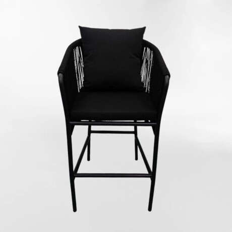 BANQUETA DE EXTERIOR LUKA NEGRO