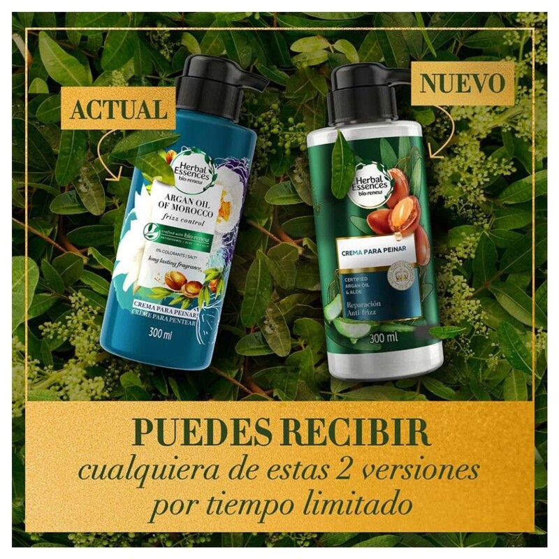 Crema De Peinar Herbal Esscences Argan 300 Ml. Crema De Peinar Herbal Esscences Argan 300 Ml.