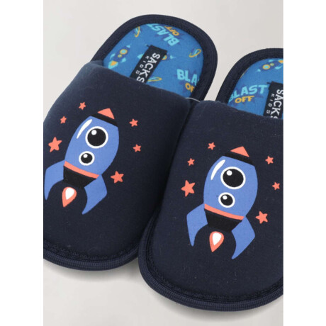Pantufla rocket Azul