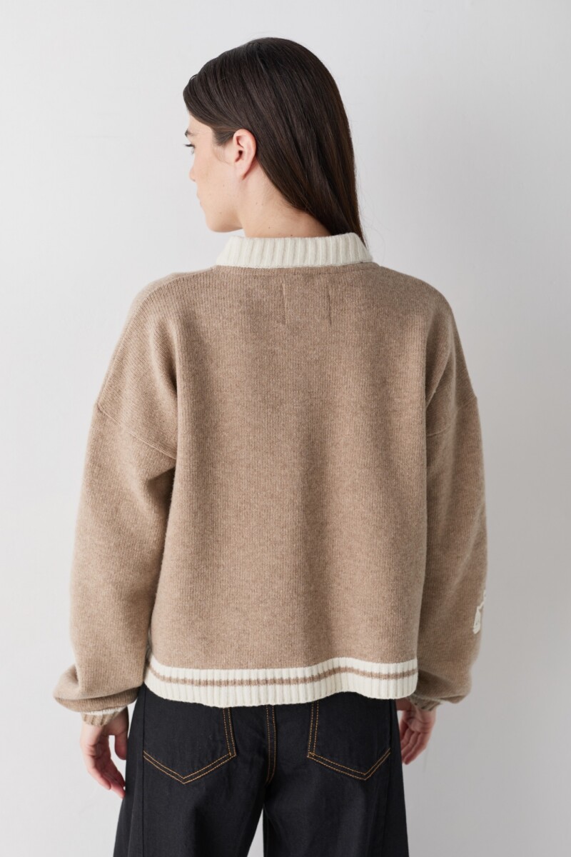 CARDIGAN TERRO UY Beige