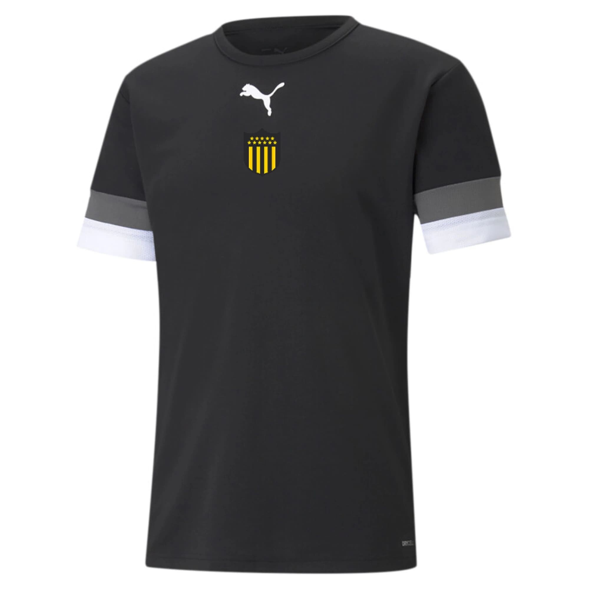Camiseta Puma Peñarol Niño Team Rise Tee Negro - S/C — Menpi