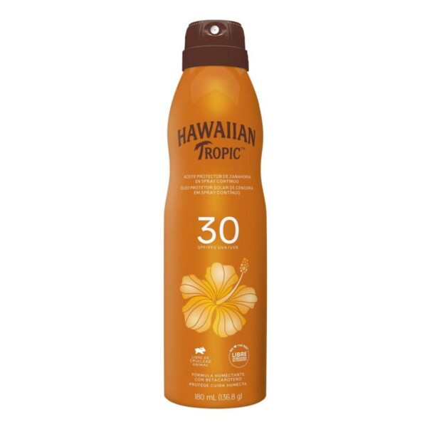 Protector Solar Carrot Spray Continuo Factor 30 - Hawaiian Tropic Protector Solar Carrot Spray Continuo Factor 30 - Hawaiian Tropic