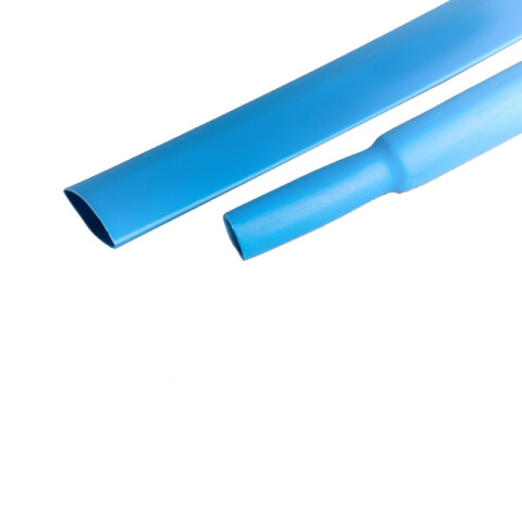 Tubo termocontraíble azul, Ø16/8mm, sin adhesivo WI0603