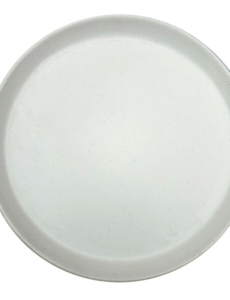 PLATO DE MESA 27CM BLANCO MATE C/PUNTITOS PLATO DE MESA 27CM BLANCO MATE C/PUNTITOS