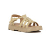 Sandalias Niña Angus Tres Tiras Y Hebilla Beige
