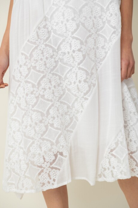 VESTIDO FLOR BLANCA VESTIDO FLOR BLANCA