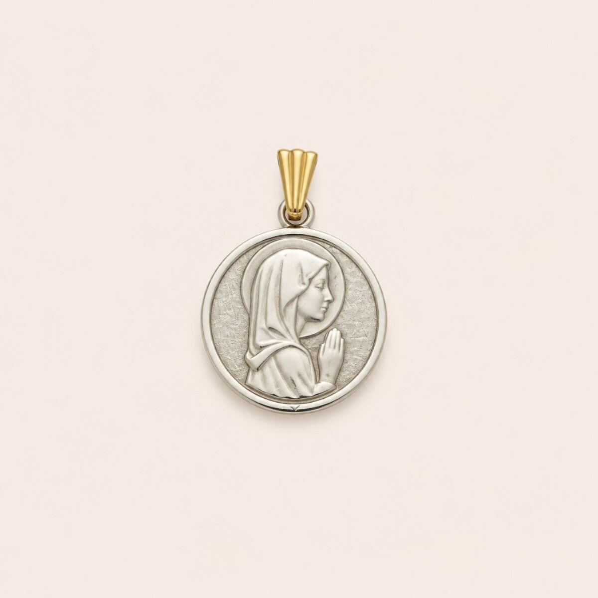 Medalla Virgen Niña - Plata y Oro 
