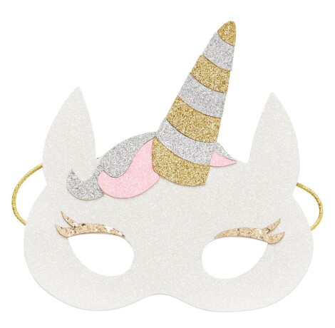 Antifaz de unicornio cotillón Antifaz de unicornio cotillón